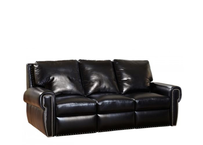 dania leather recliner sofa